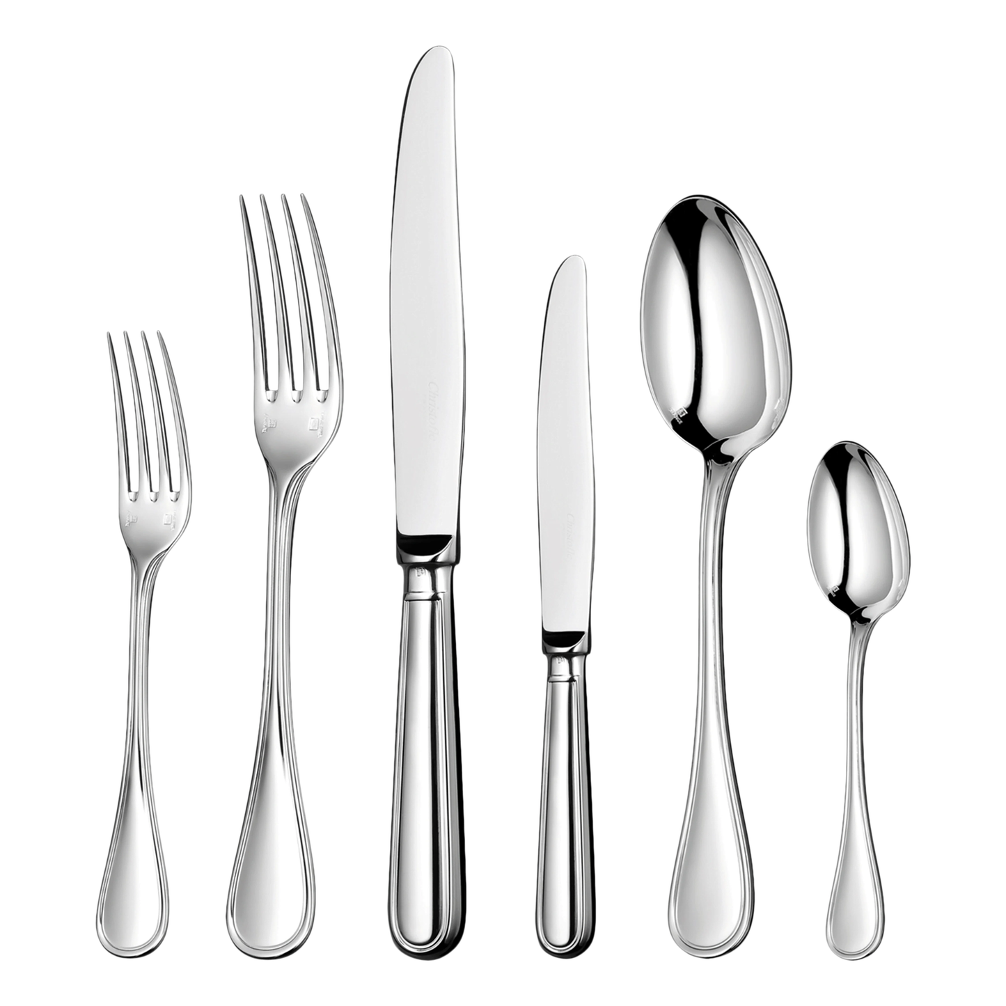 ALBI 36-Piece Silver-Plated Flatware Set with Free Storage Box