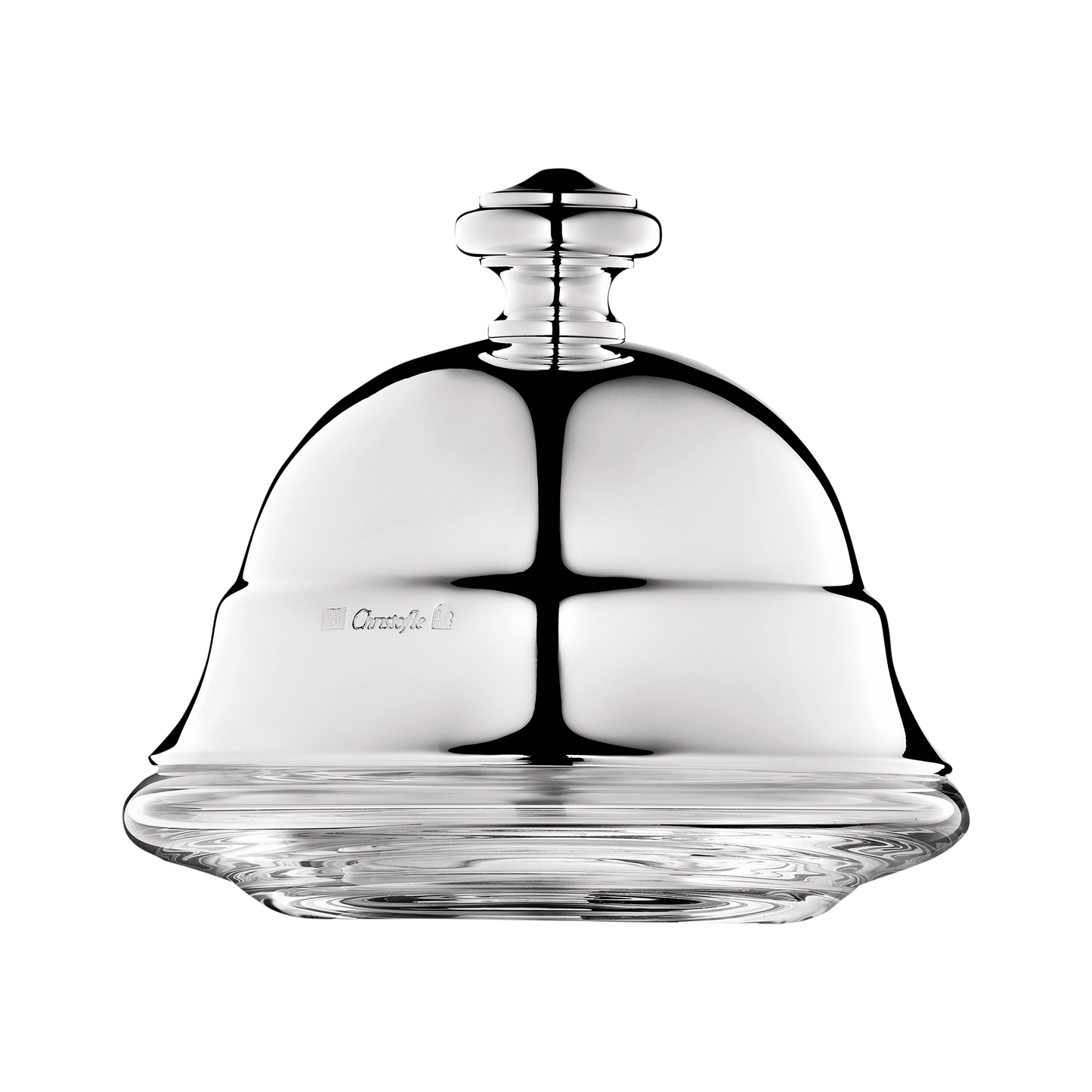 ALBI Silver-Plated Personal Lidded Butter Dish
