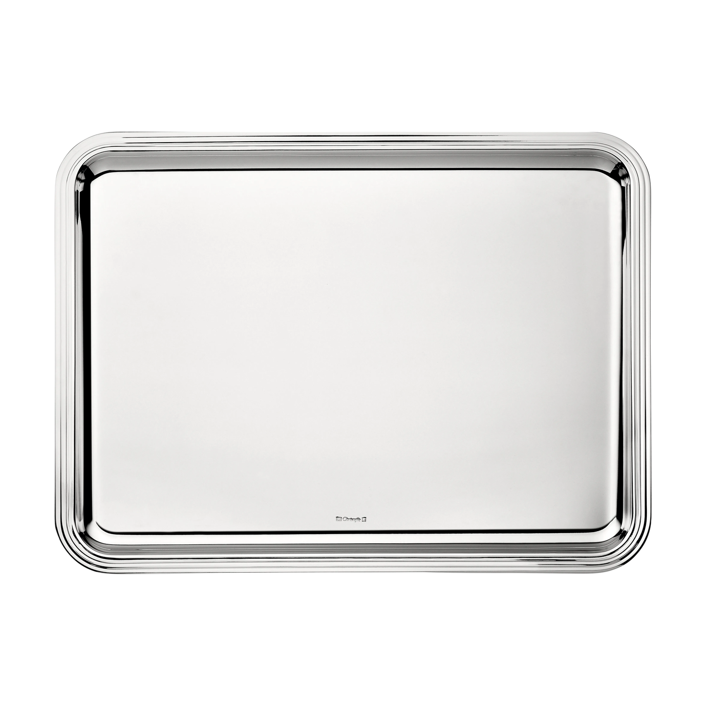 ALBI Large Silver Plated Rectangular Tray 43 x 31 cm