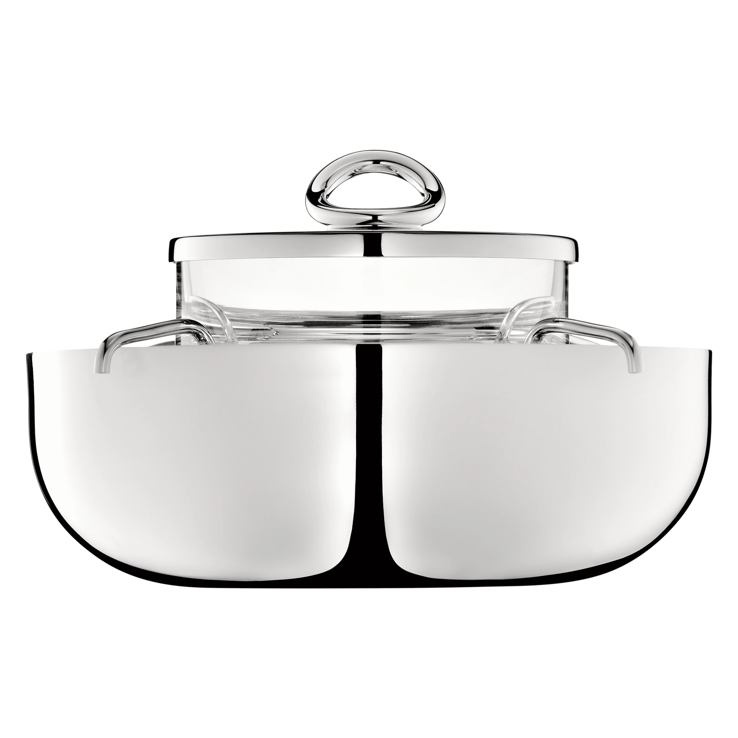 VERTIGO Silver-Plated Caviar Serving Set - Large
