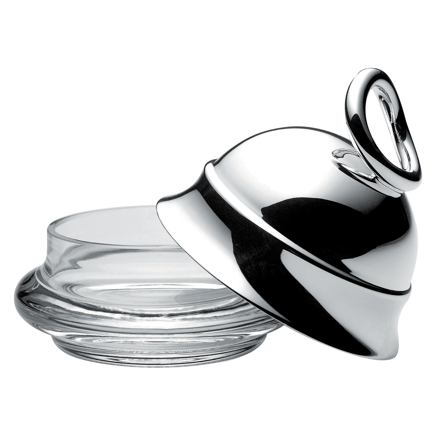 VERTIGO Silver-Plated Individual Butter Dish