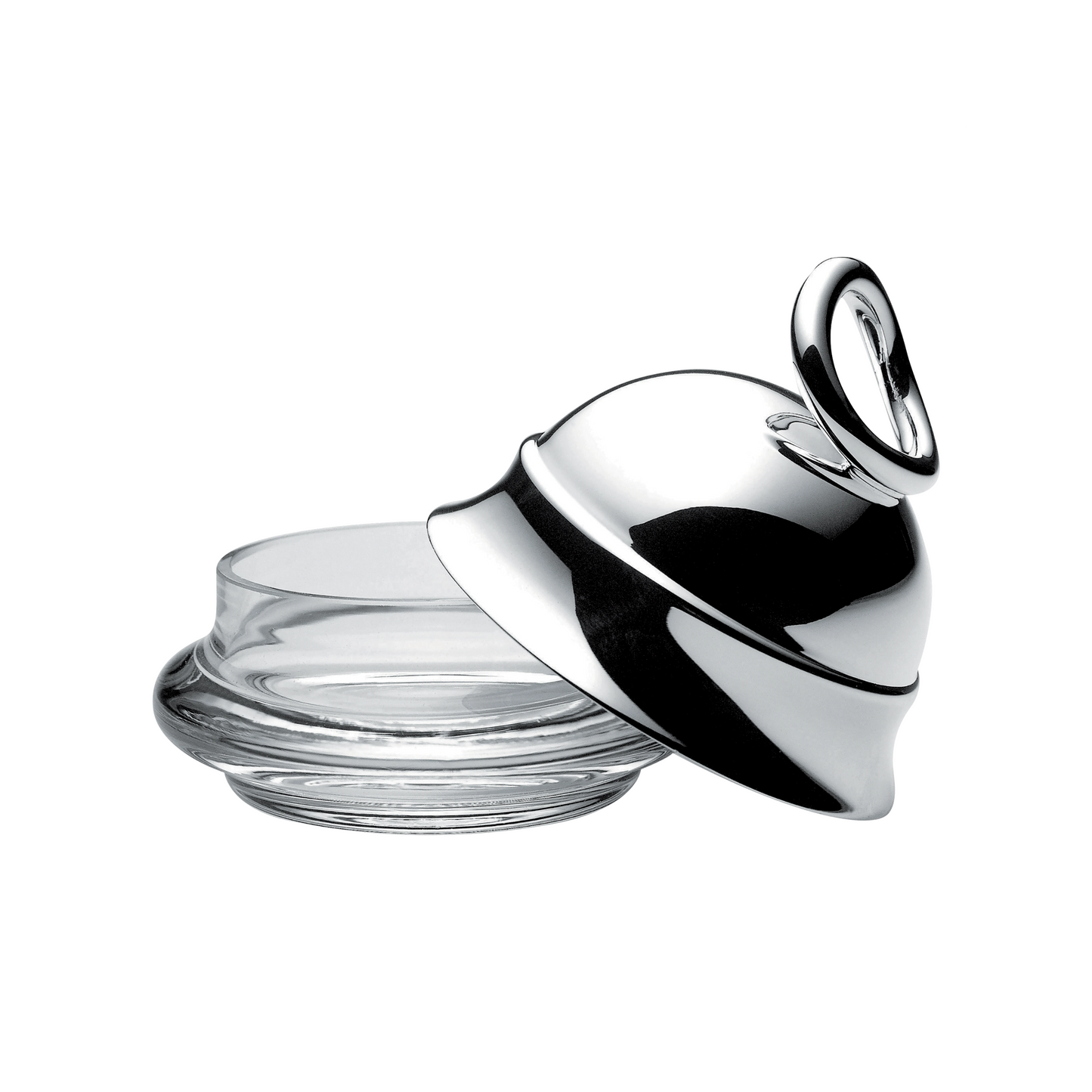 VERTIGO Silver-Plated Individual Butter Dish