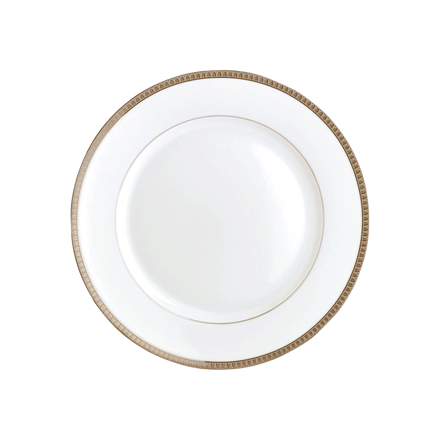 MALMAISON Porcelain Dessert/Salad Plate Platinum Finish
