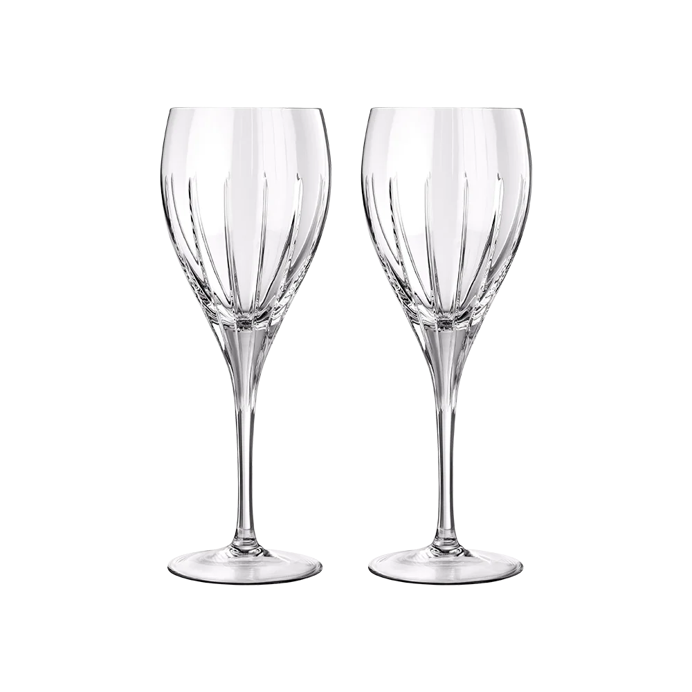 IRIANA Set of 2 Water Crystal Glasses