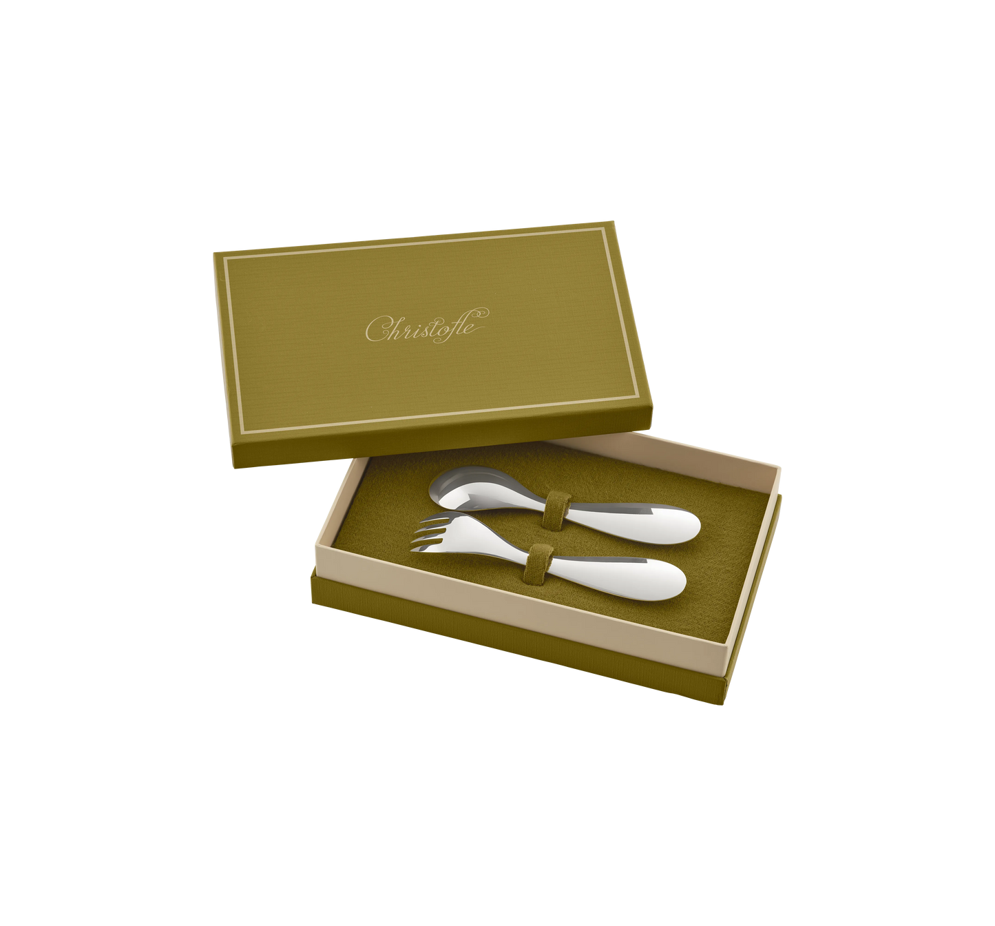 TALISMAN Baby Spoon & Fork Set - Ivory