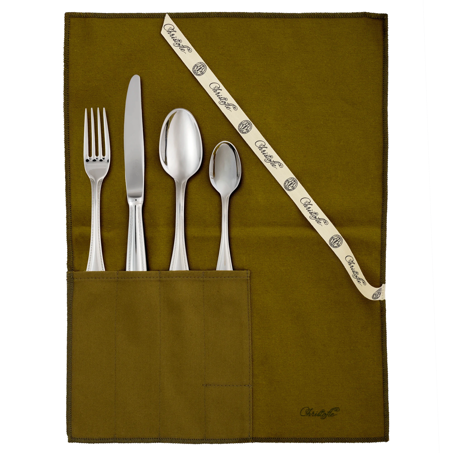 PERLES La Trousse 4-pc medium-sized Stainless Steel Individual Set