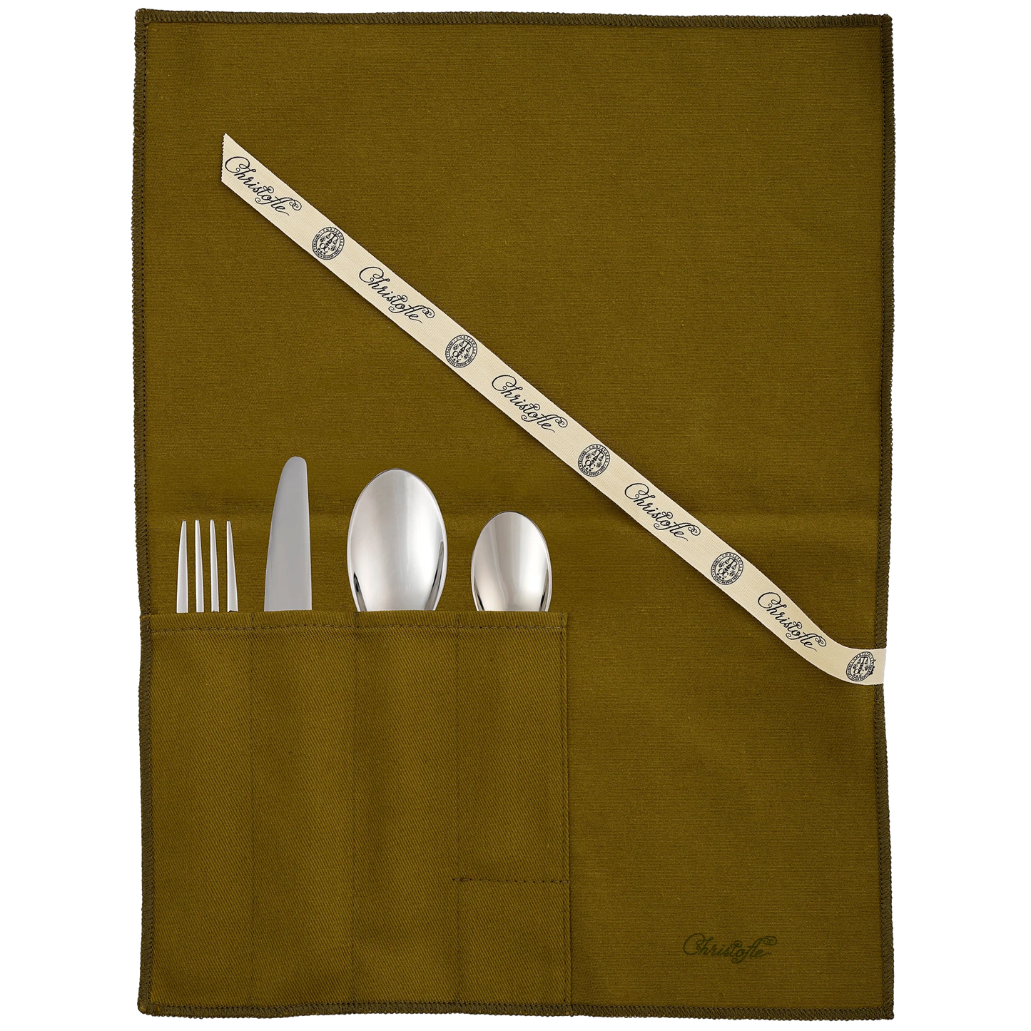 L'ÂME DE CHRISTOFLE La Trousse 4-pc medium-sized Stainless Steel Individual Set