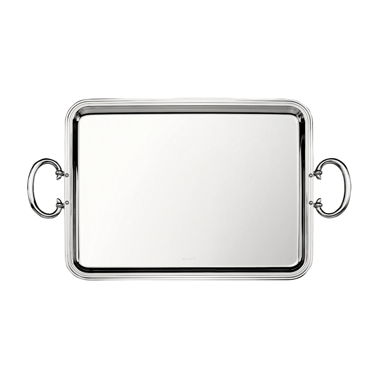 ALBI Silver-Plated Rectangular Tray with Handles - 43 x 31 cm