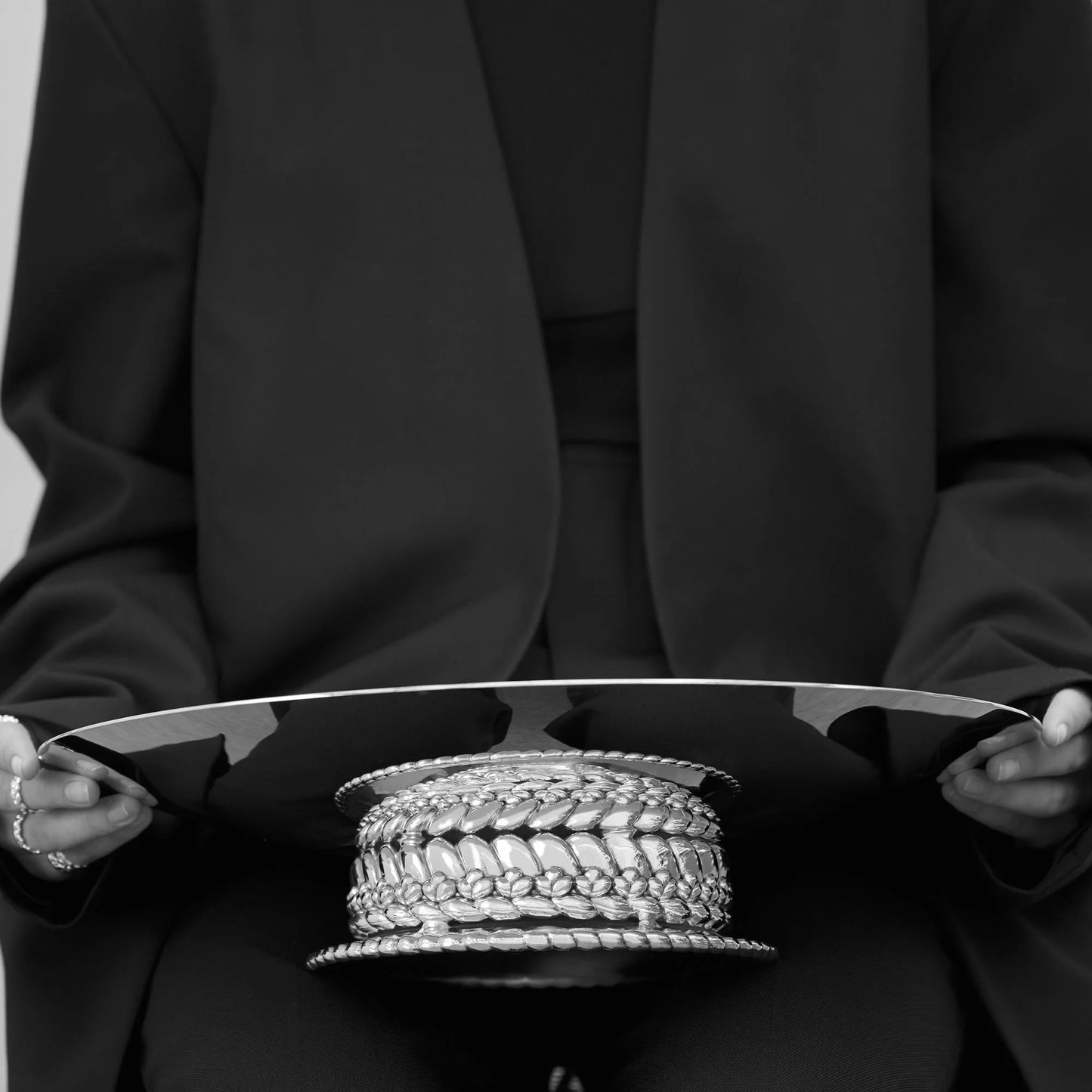 BABYLONE Silver-Plated Centerpiece