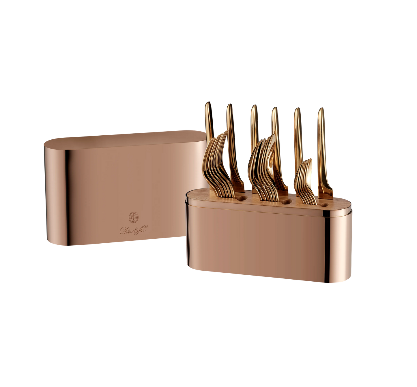 CONCORDE 24pcs Stainless Steel Set with Case - Copper