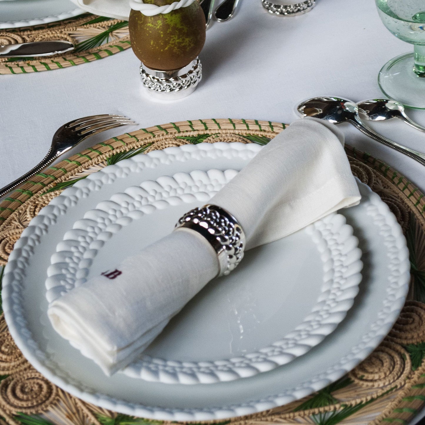 BABYLONE Porcelain Dinner Plate