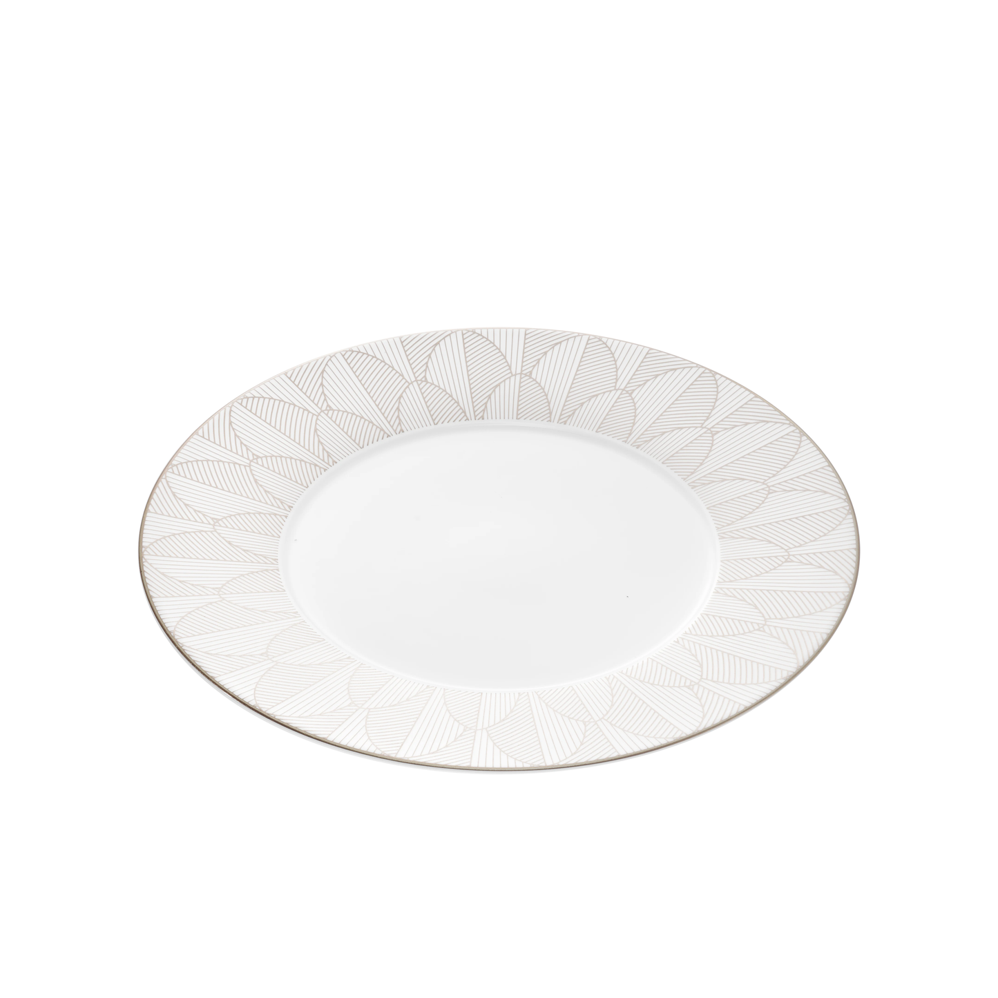 MALMAISON IMPÉRIALE Porcelain Dinner Plate Platinum Finish