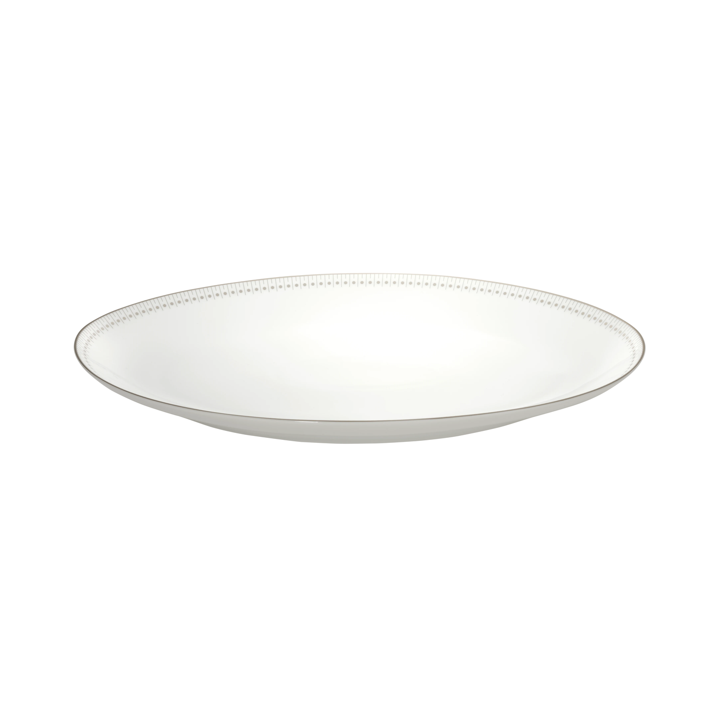 MALMAISON IMPÉRIALE Porcelain Oval platter 38 cm Platinum Finish
