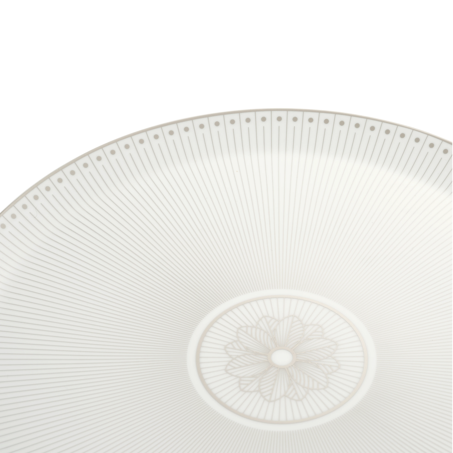MALMAISON IMPÉRIALE Porcelain Pie Dish Platinum Finish