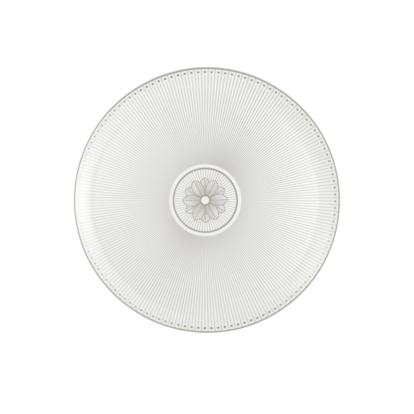 MALMAISON IMPÉRIALE Porcelain Pie Dish Platinum Finish