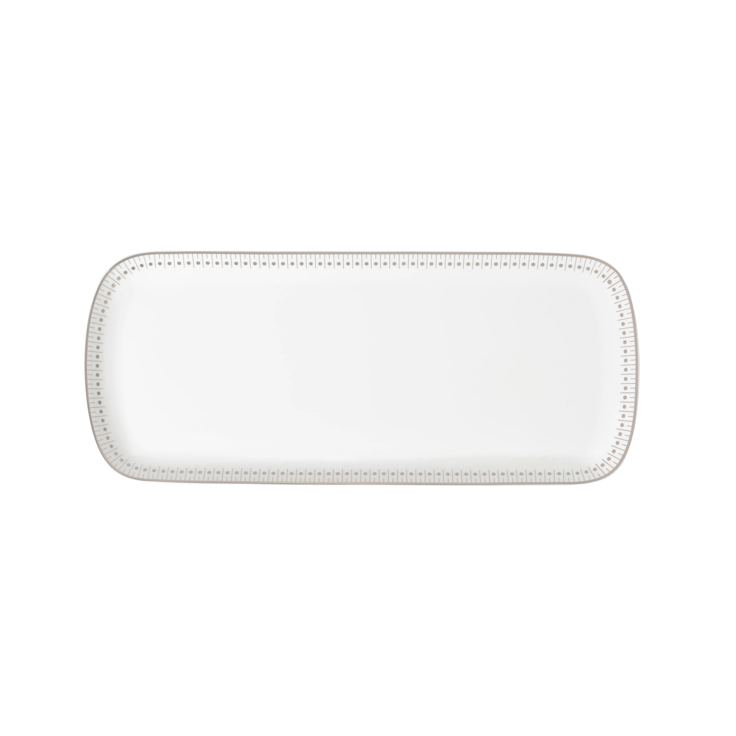 MALMAISON IMPÉRIALE Porcelain Cake Platter Platinum Finish