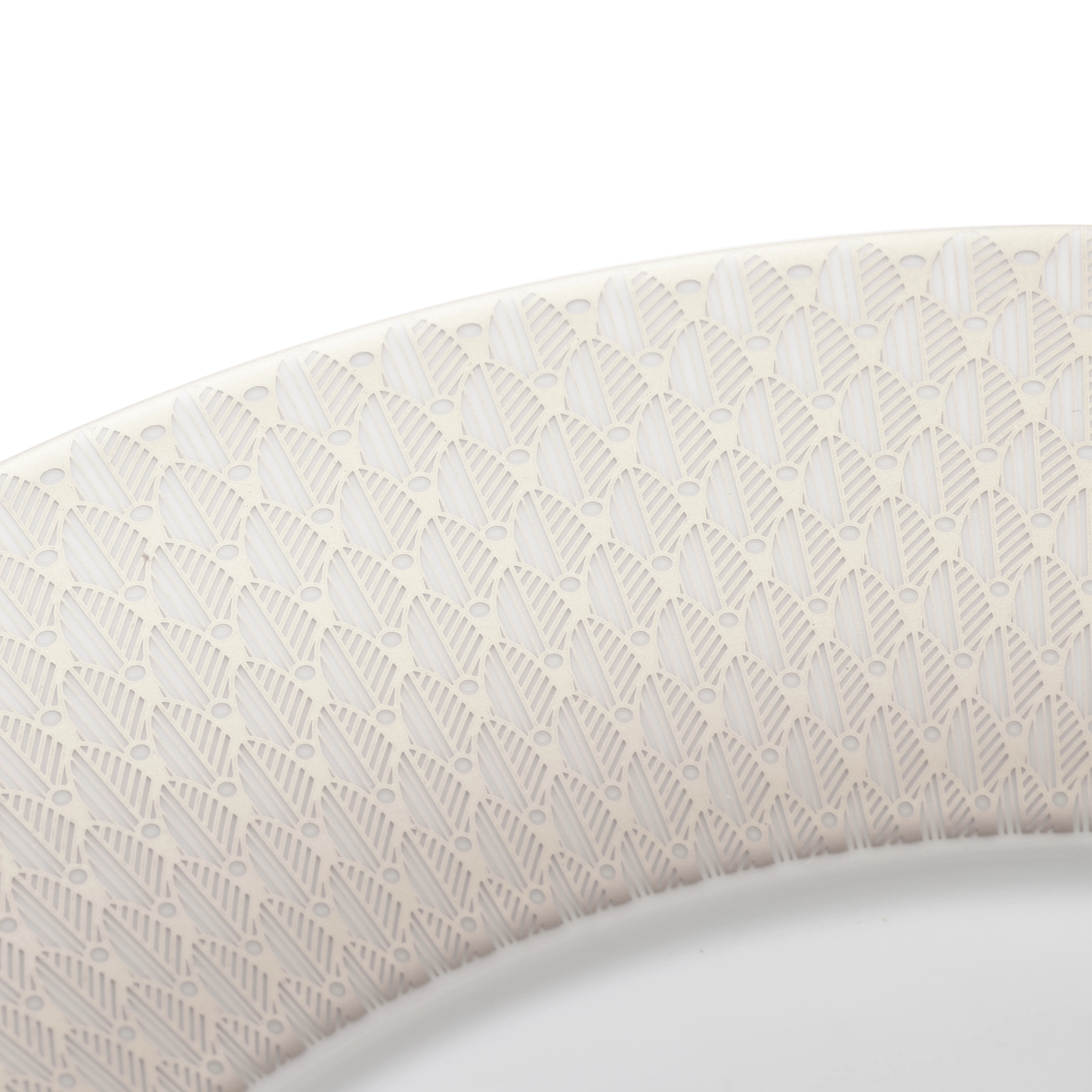MALMAISON IMPÉRIALE Porcelain Underplate Platinum Finish