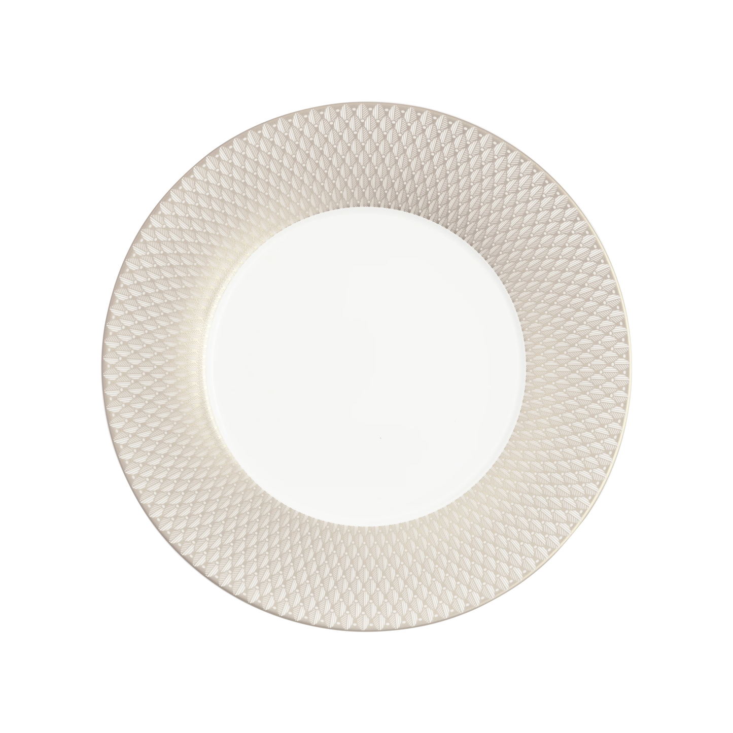 MALMAISON IMPÉRIALE Porcelain Underplate Platinum Finish