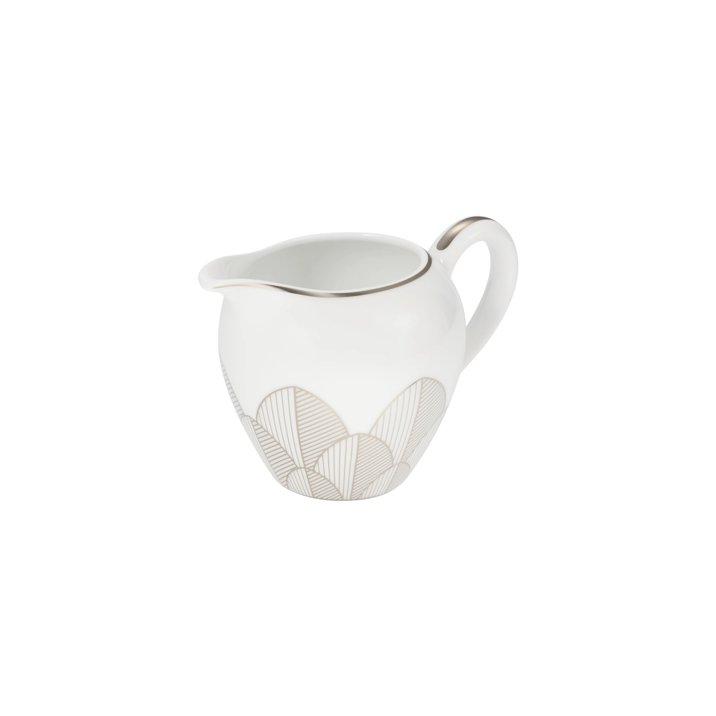 MALMAISON IMPÉRIALE Porcelain Cream Pitcher 25cl Platinum Finish