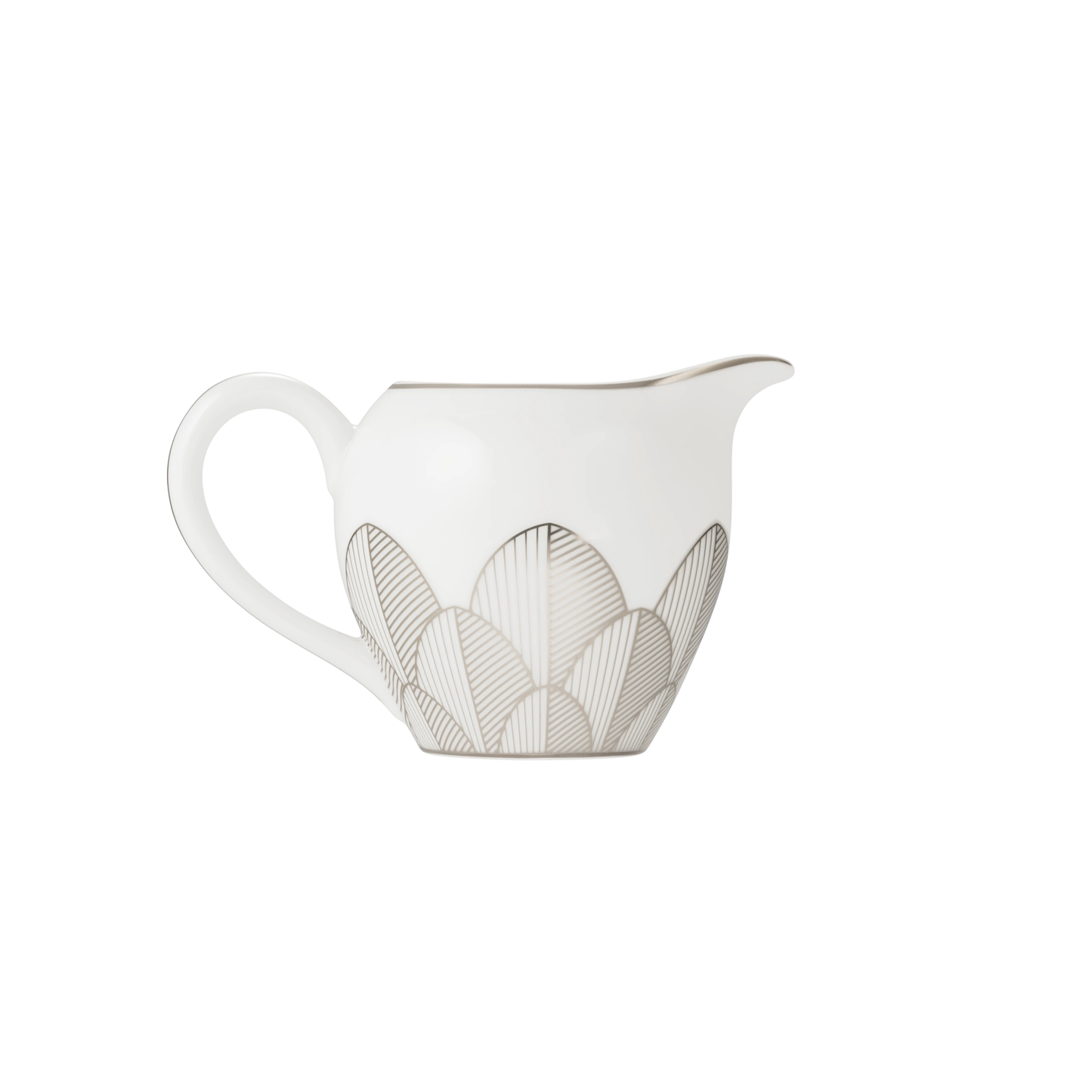 MALMAISON IMPÉRIALE Porcelain Cream Pitcher 25cl Platinum Finish