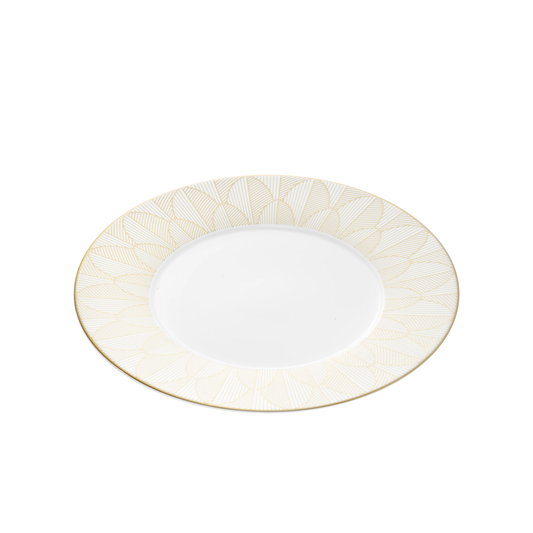 MALMAISON IMPÉRIALE Dinner Porcelain Plate Gold Finish Bakhache Lifestyle Australia