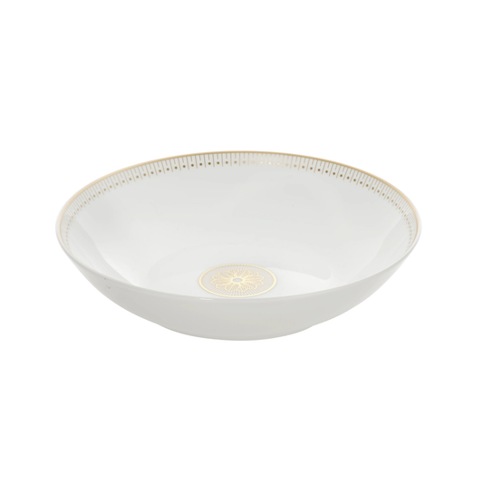 MALMAISON IMPÉRIALE Porcelain Soup Cereal Bowl Gold Finish Bakhache Lifestyle Australia