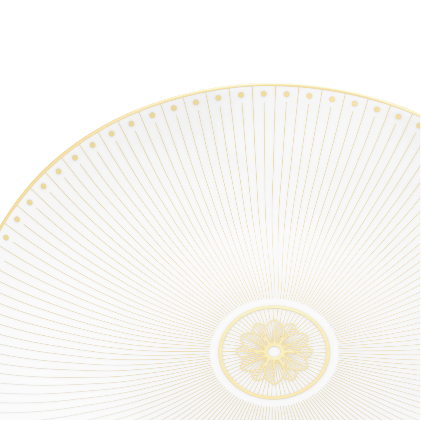 MALMAISON IMPÉRIALE Porcelain Dessert/Luncheon/Salad plate Gold Finish