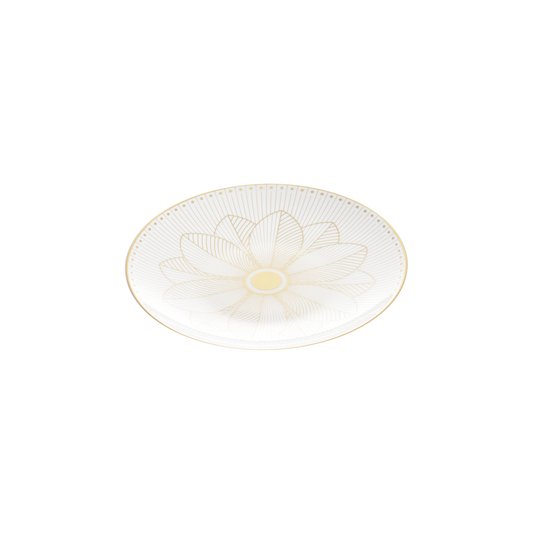 MALMAISON IMPÉRIALE Porcelain Bread Plate Gold Finish Bakhache Lifestyle Australia