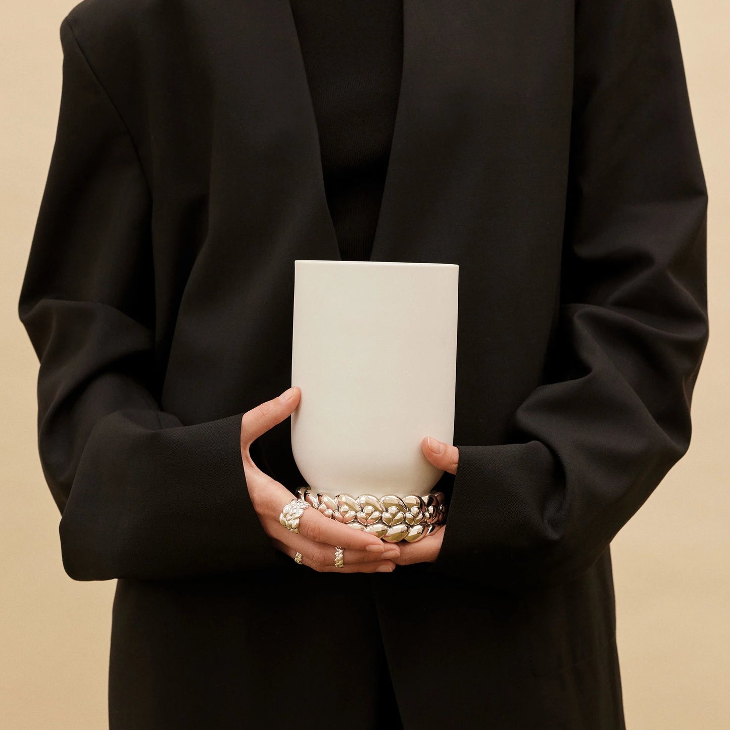 BABYLONE Small Porcelain Vase