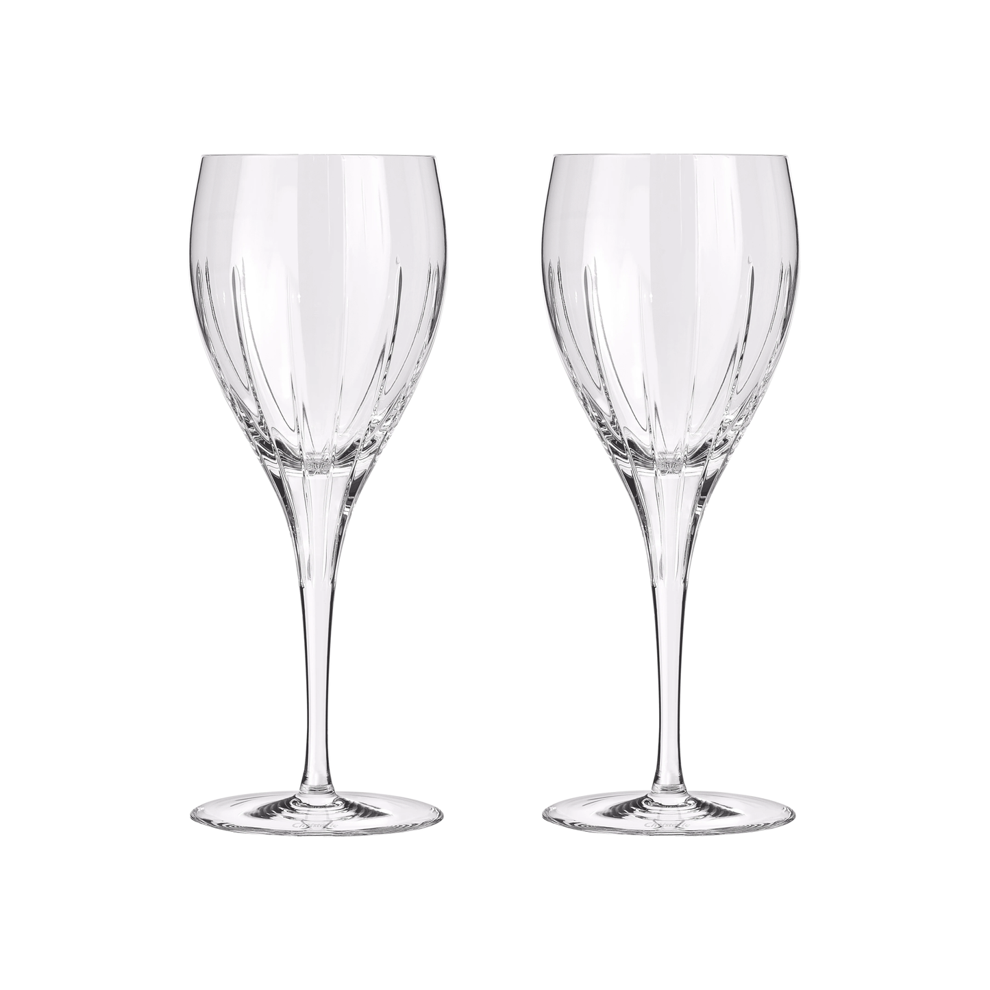 IRIANA Set of 2 White Wine Crystal Glasses