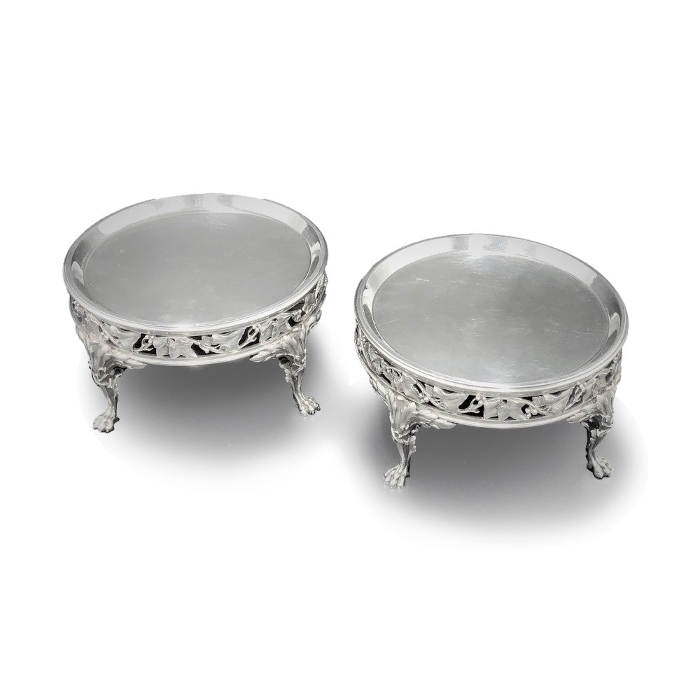 Pair of Christofle Warming Trays