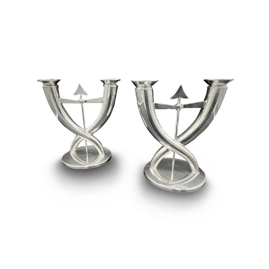 Christofle Pair of Flèche Candelabra Bakhache Lifestyle Australia