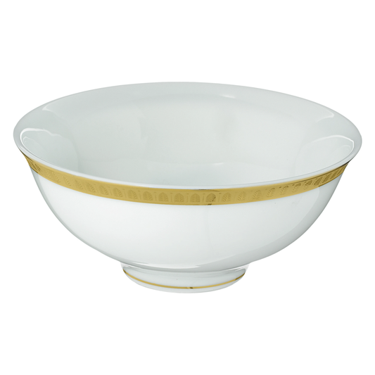 MALMAISON Porcelain Chinese Soup Bowl Gold finish