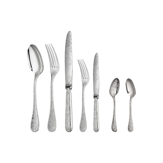JARDIN D'EDEN 36-Piece Silver-Plated Flatware Set with Free Chest Bakhache Lifestyle Australia