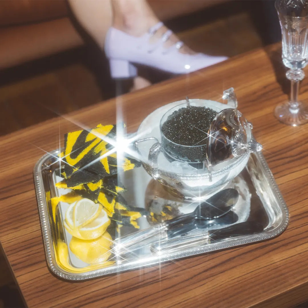 MALMAISON Silver-Plated Caviar Serving Set