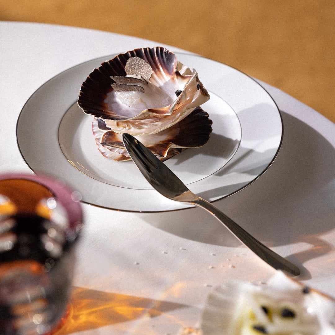 INFINI CHRISTOFLE Silver-Plated Fish-Sauce Knife