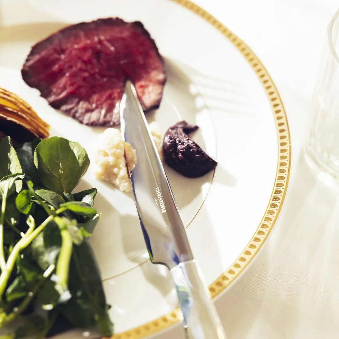 INFINI CHRISTOFLE Silver-Plated Steak Knife