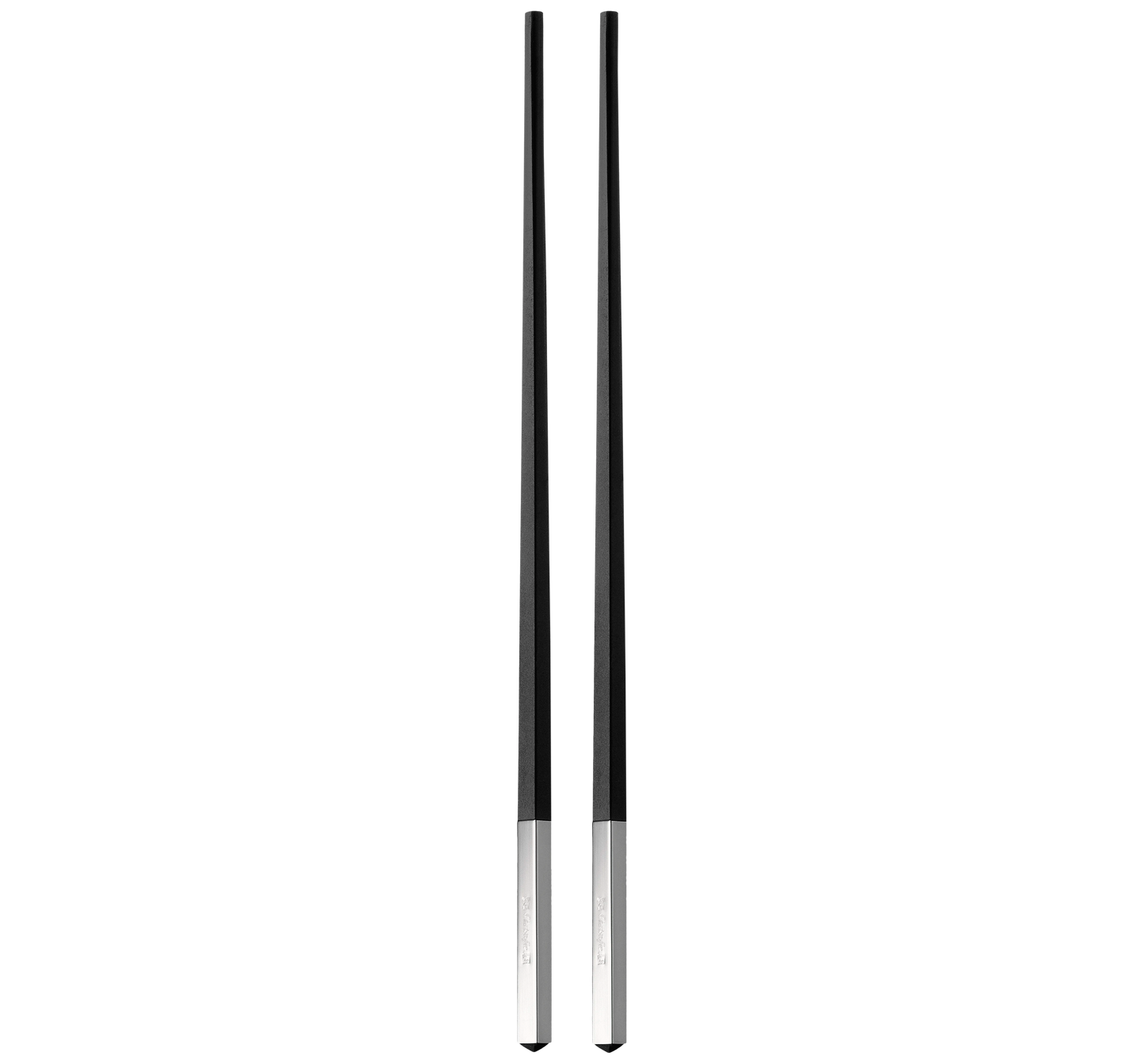 UNI Silver-Plated Black Chinese Chopsticks