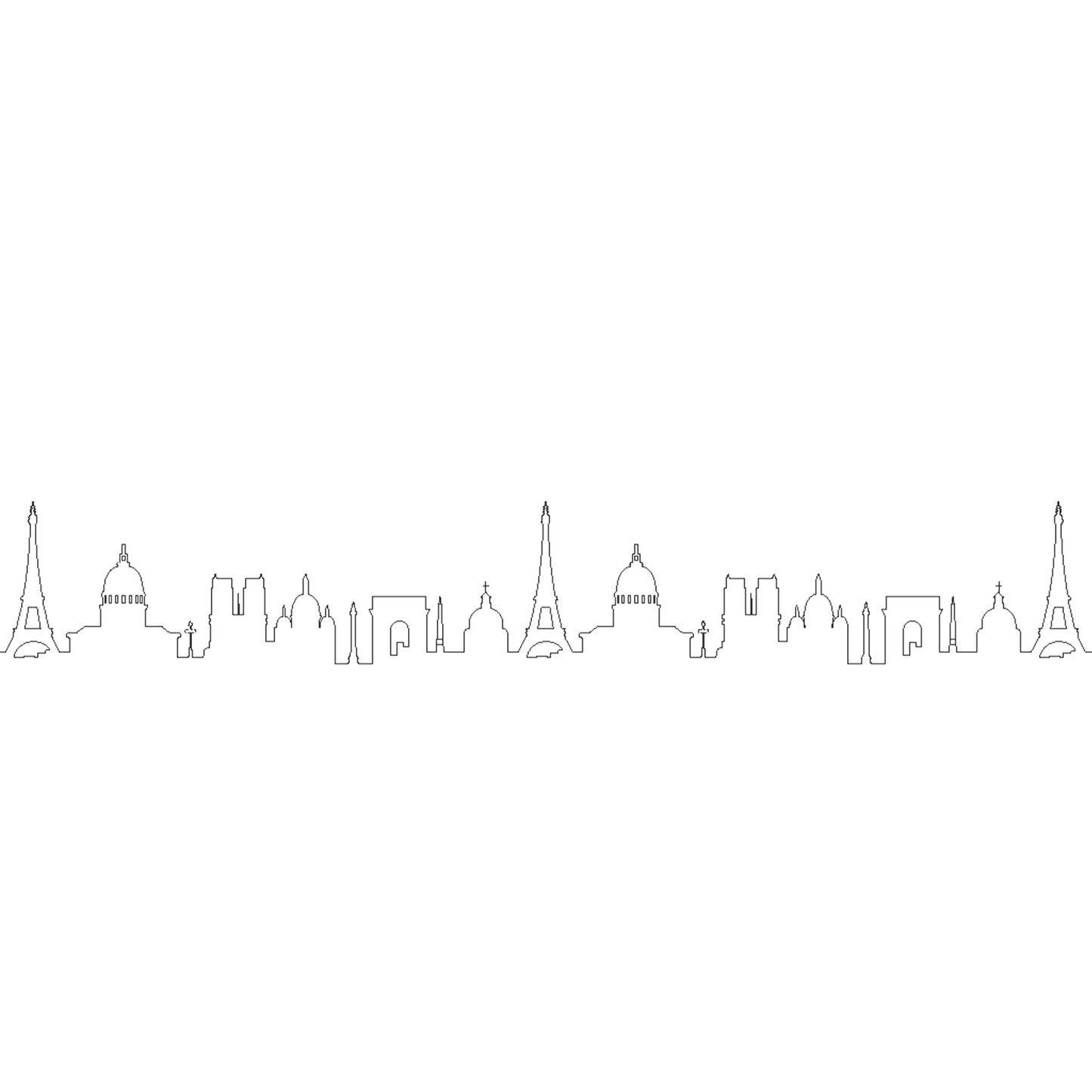MOOD SKYLINE 24-Piece Silver-Plated Flatware Set - PARIS
