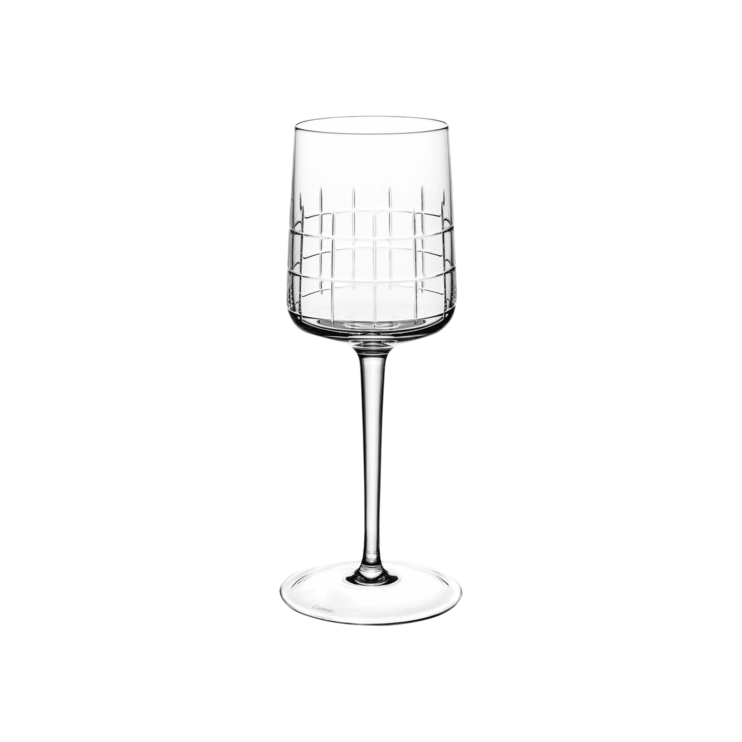 GRAPHIK Set of 2 Crystal Water Glasses