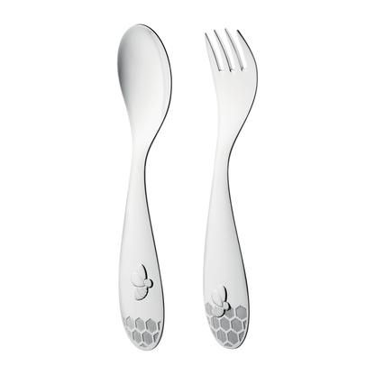 BEEBEE Silver plated two-piece flatware set