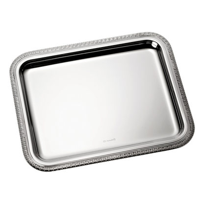 MALMAISON Silver-Plated Rectangular Tray - 20 x 16 cm