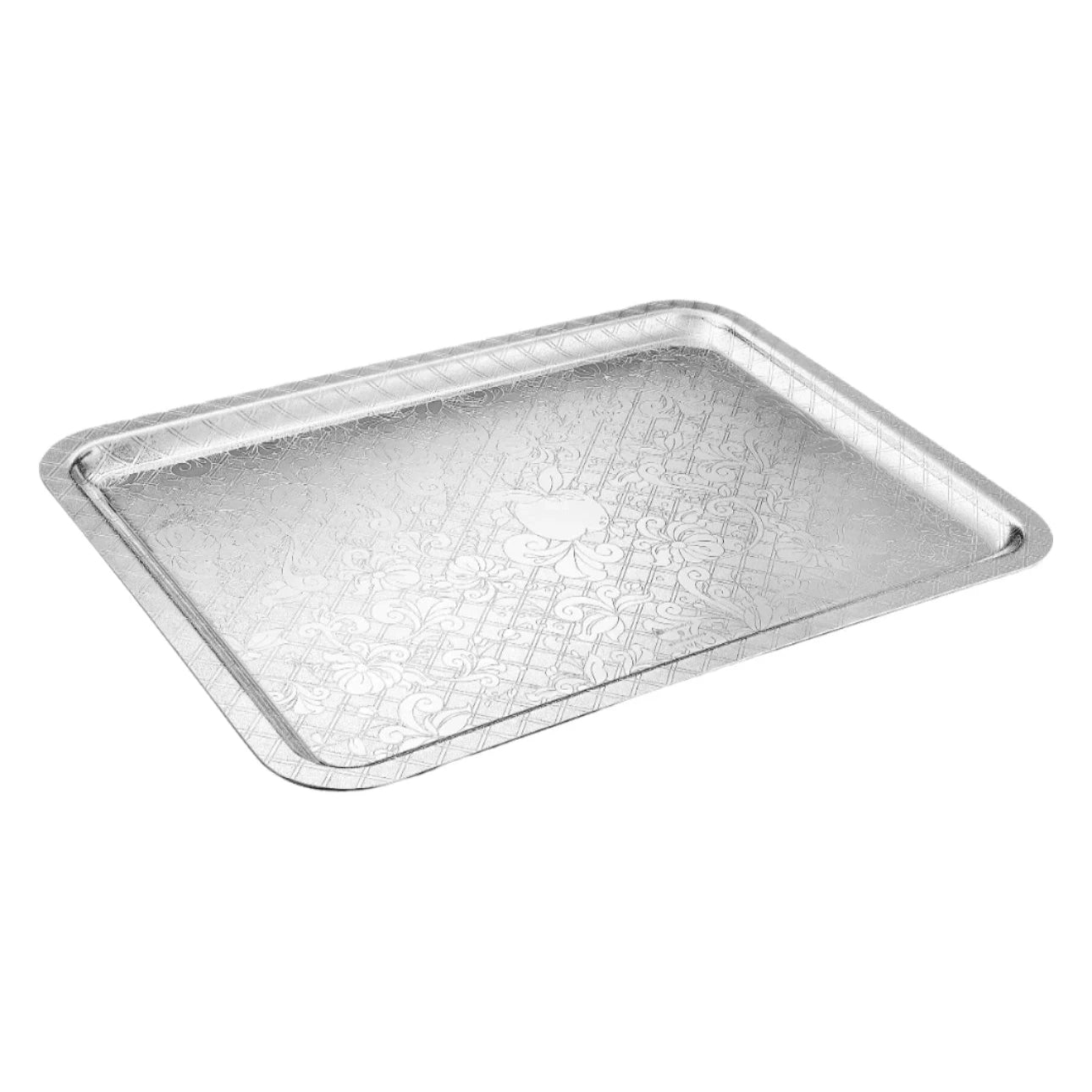 JARDIN D'EDEN Silver Plated Rectangular Tray - 42 x 32 cm