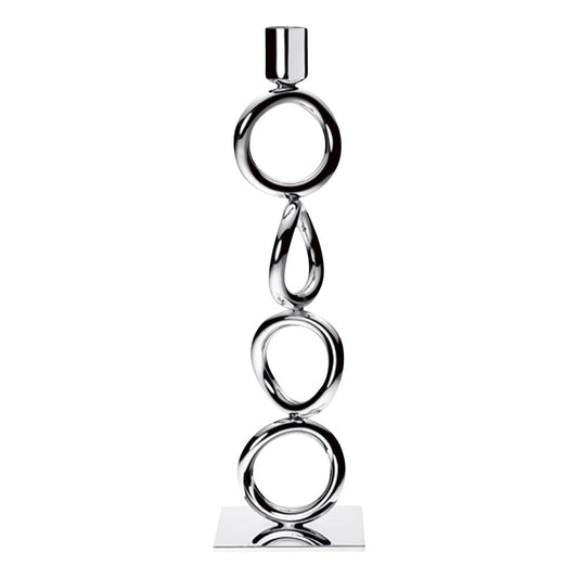 VERTIGO Silver-Plated Four-Ring Candlestick Bakhache Lifestyle Australia