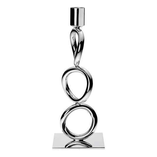 VERTIGO Silver-Plated Triple-Ring Candlestick Bakhache Lifestyle Australia