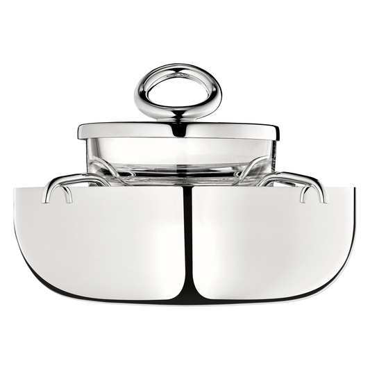 VERTIGO Silver-Plated Caviar Serving Set - Small Bakhache Lifestyle Australia