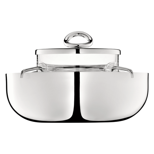 VERTIGO Silver-Plated Caviar Serving Set - Large Bakhache Lifestyle Australia