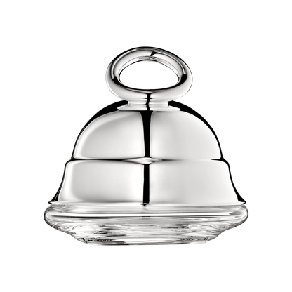 VERTIGO Silver-Plated Individual Butter Dish