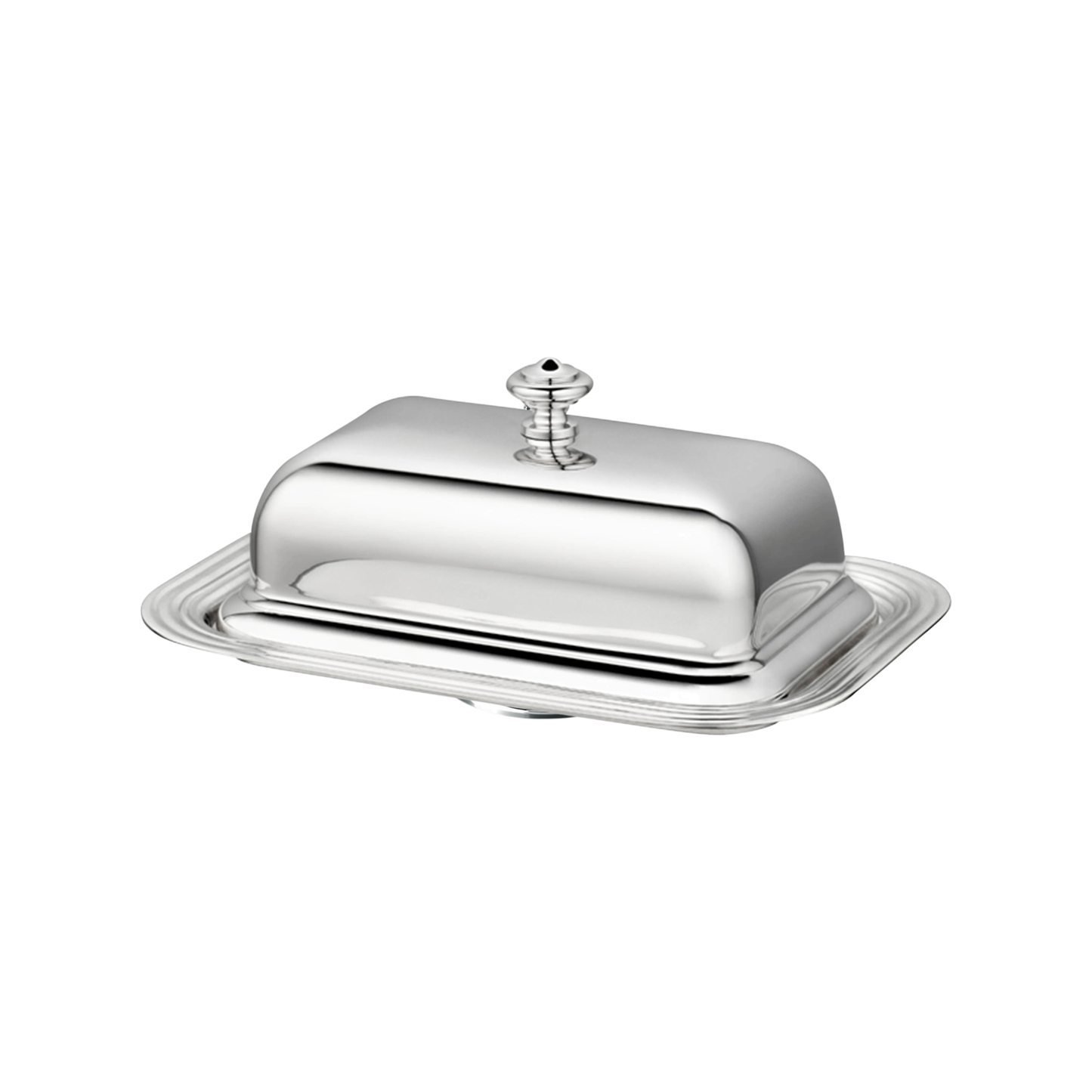 ALBI Silver-Plated Lidded Butter Dish