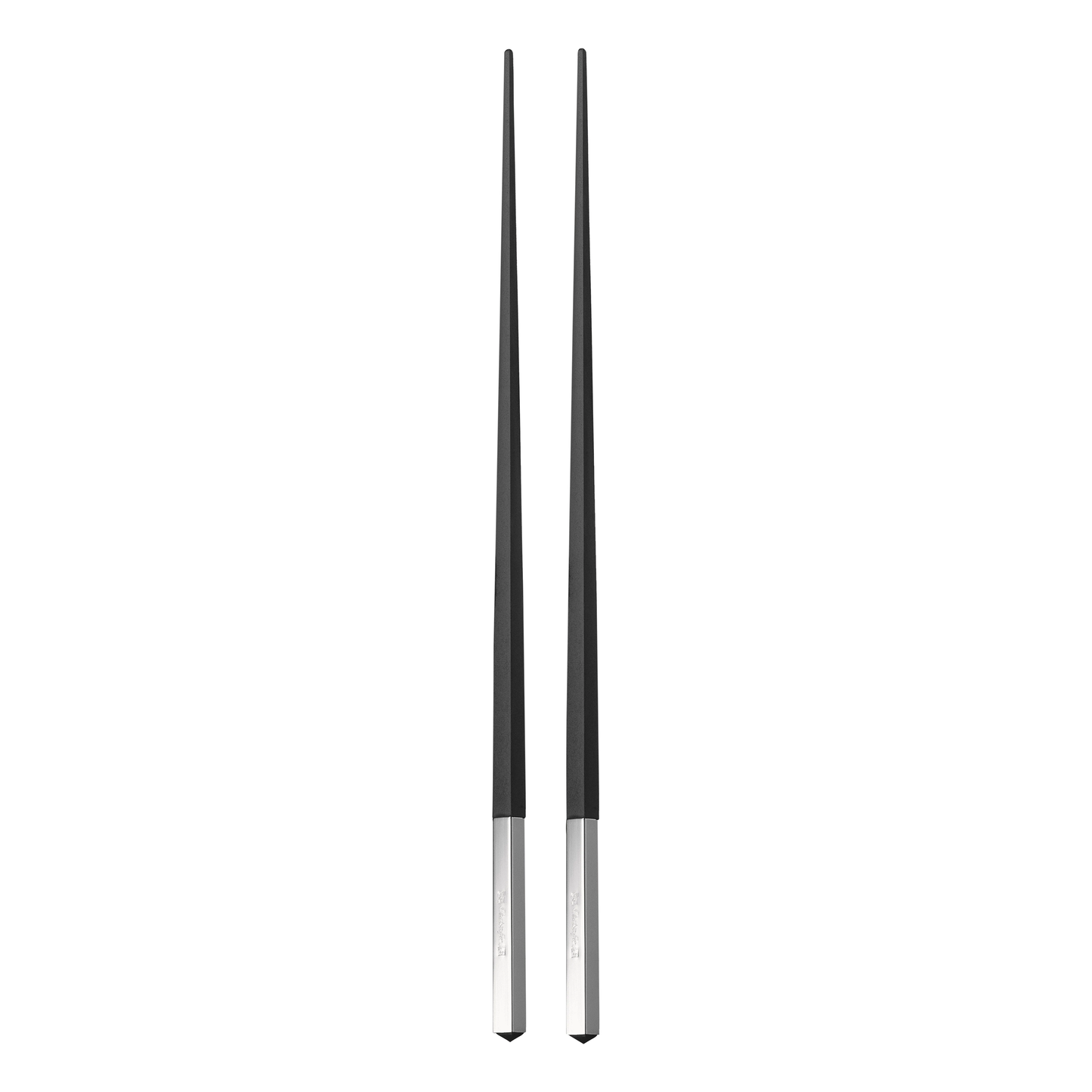 UNI Silver-Plated Black Japanese Chopsticks